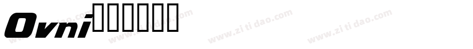 Ovni字体转换