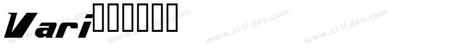 Vari字体转换