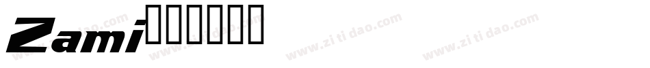 Zami字体转换