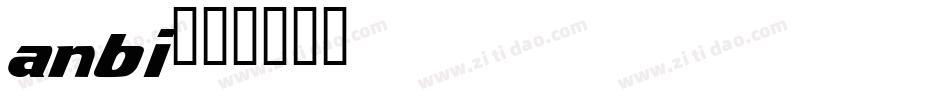 anbi字体转换