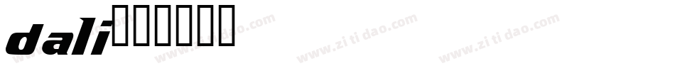 dali字体转换