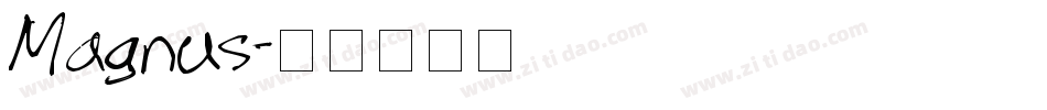 Magnus字体转换