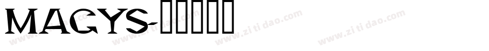 MAGYS字体转换