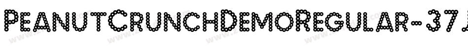 PeanutCrunchDemoRegular-37JG字体转换