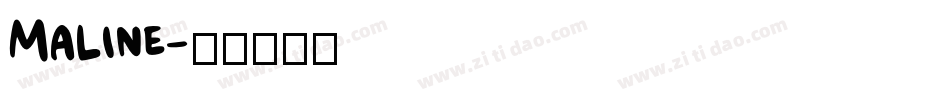 Maline字体转换