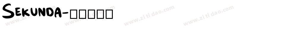 Sekunda字体转换