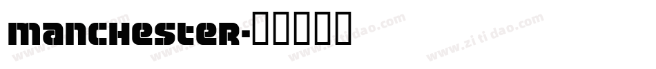 Manchester字体转换