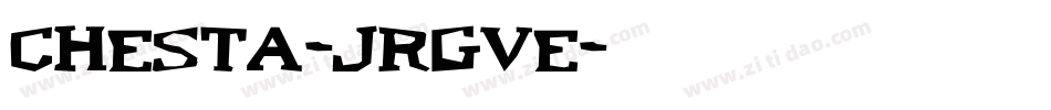 Chesta-JRGVE字体转换
