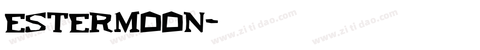 Estermoon字体转换