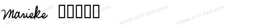 Marieke字体转换