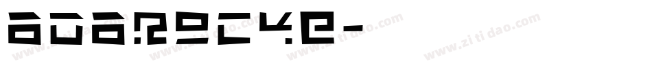 BDBROCKE字体转换