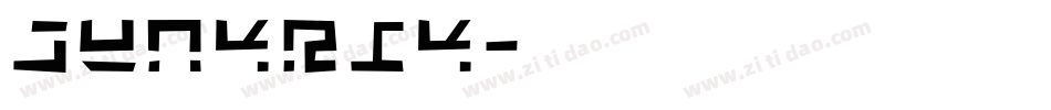 JUNKRIK字体转换