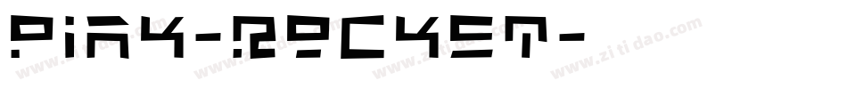 Pink-Rocket字体转换