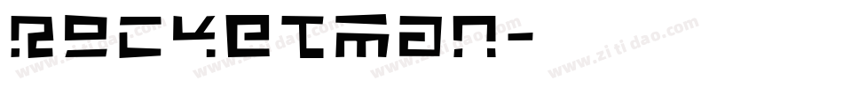 ROCKETMAN字体转换