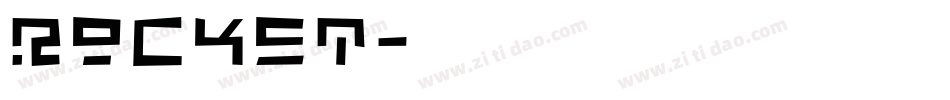 Rocket字体转换