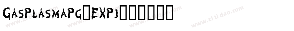 GasPlasmaPg-EXPj字体转换
