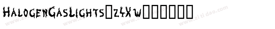 HalogenGasLights-z4Xw字体转换