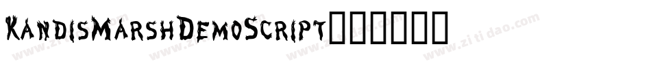 KandisMarshDemoScript字体转换