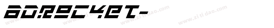 BDROCKET字体转换