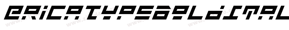 EricaTypeBoldItalic-Pq0x字体转换