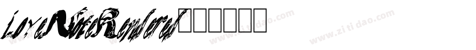 LoveNoteRendered字体转换