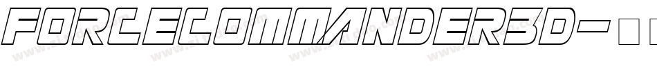 forcecommander3d字体转换