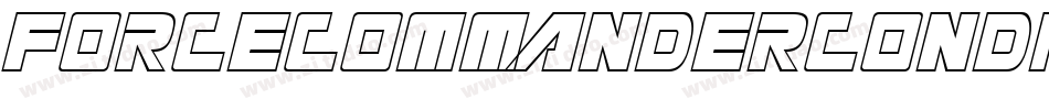 forcecommandercondital字体转换