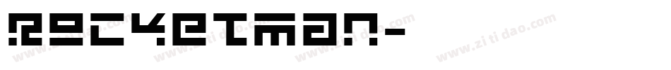 ROCKETMAN字体转换