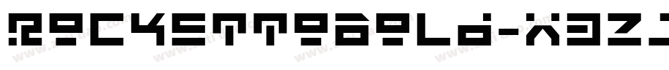 RockettoBold-X3ZJK字体转换