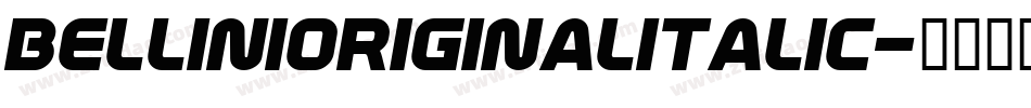 BelliniOriginalItalic字体转换