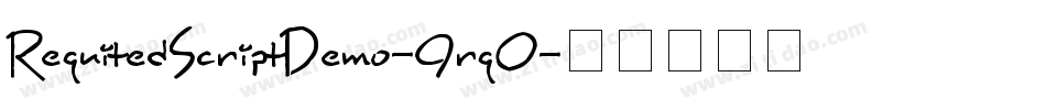 RequitedScriptDemo-9rq0字体转换