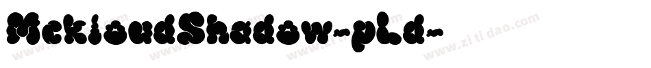 MckloudShadow-pLd字体转换