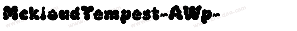 MckloudTempest-AWp字体转换