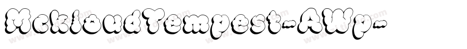 MckloudTempest-AWp字体转换