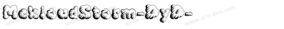 MckloudStorm-DyD字体转换