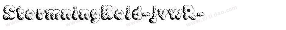 StormningBold-jvwR字体转换