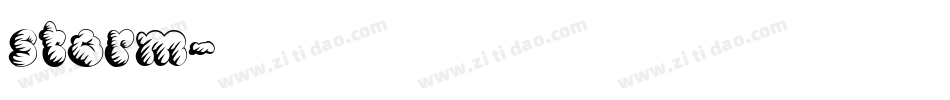 storm字体转换