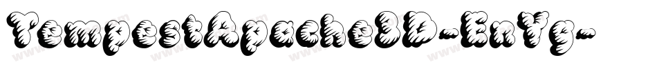 TempestApache3D-EnYg字体转换