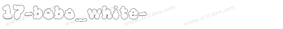 17-bobo_white字体转换