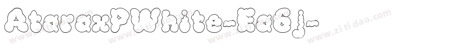AtaraxPWhite-Ea6j字体转换