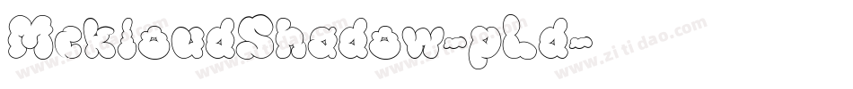 MckloudShadow-pLd字体转换