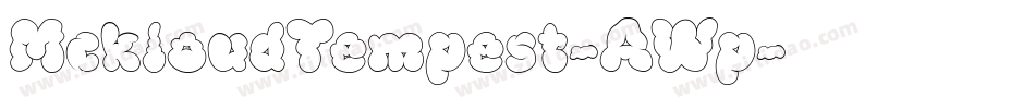 MckloudTempest-AWp字体转换
