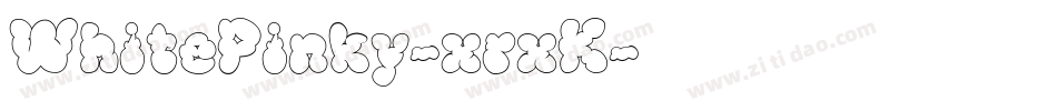 WhitePinky-xrxK字体转换