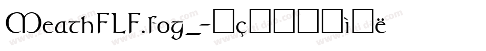 MeathFLF.fog_字体转换