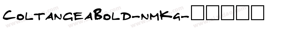 ColtanGeaBold-nmKg字体转换