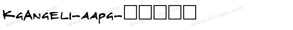 KgAngel1-aapg字体转换