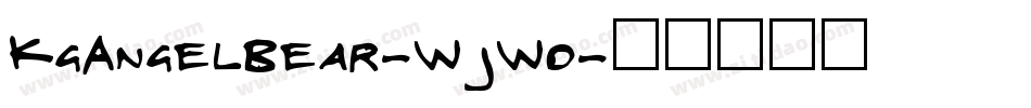 KgAngelbear-WJWO字体转换