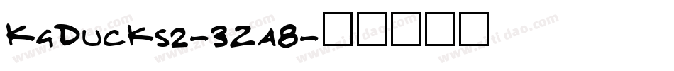 KgDucks2-3Za8字体转换