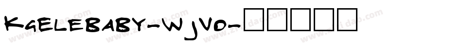 KgElebaby-WJVO字体转换