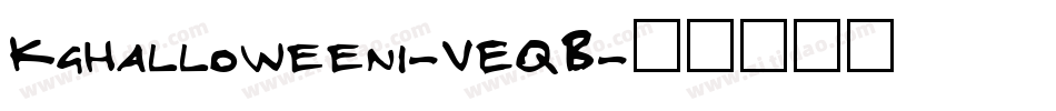 KgHalloween1-VEqB字体转换